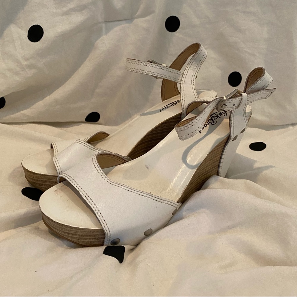 Lucky Brand White Wedges